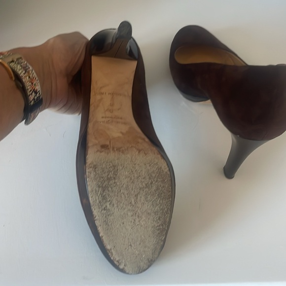 Kate Spade brown suede platform pumps - Picture 4 of 5